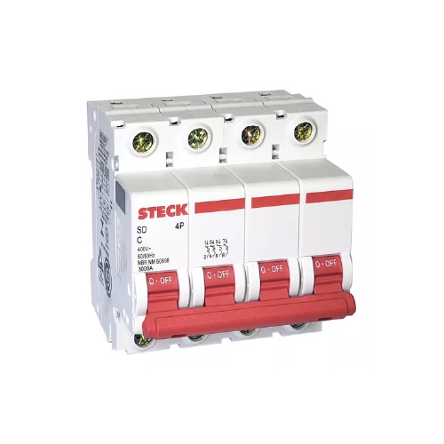 Interruptor termomagnético 4x63A 6KA